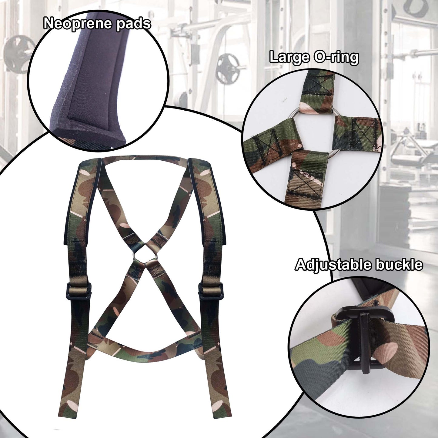 Weighted Vest Strap for Barbell Plates