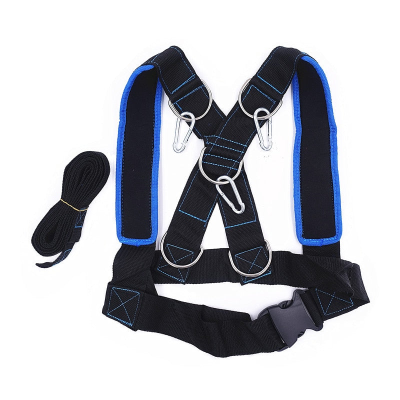 Speed Running Training Sled Shoulder Harness Sport Accessories Weight Bearing Vest Home Gym Fitness Body Building Equipment