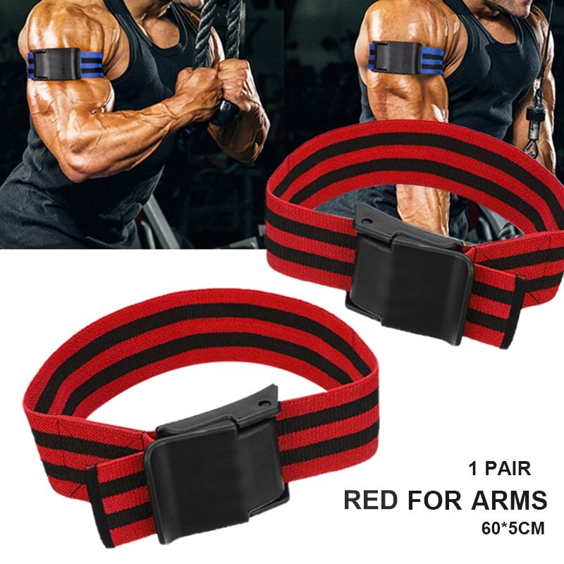 Fitness Occlusion Training Bands Bodybuilding Blood Flow Restriction Bands  Men Women Arm Leg Muscle Growth For Gym