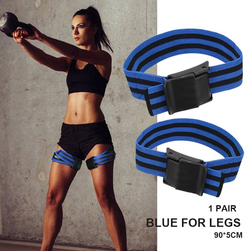 Fitness Occlusion Training Bands Bodybuilding Blood Flow Restriction Bands  Men Women Arm Leg Muscle Growth For Gym