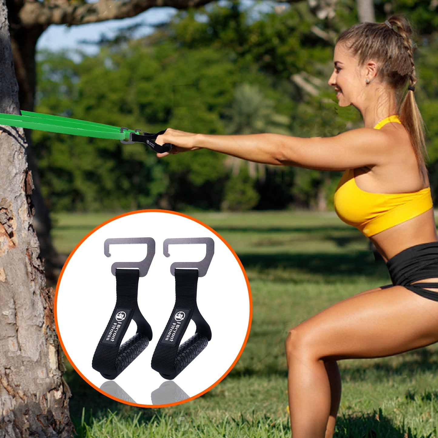 Portable Resistance Band Exercise Bar