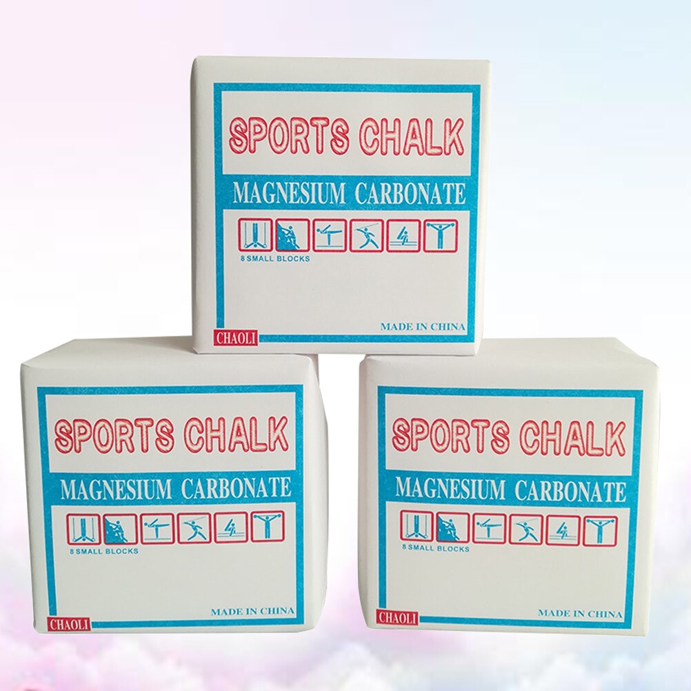 3pcs Weight Lifting Sports Chalk Gymnastic Climbing Gym Magnesium Brick