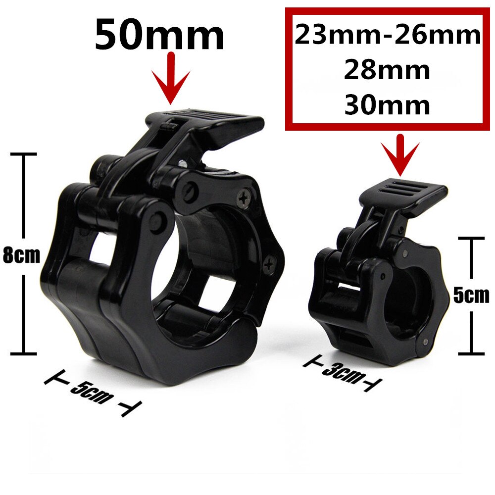 Pair of Barbell / Dumbell Collar Clamps