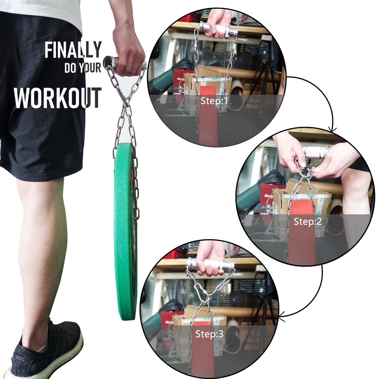 Weightlifting Farmers Walk Gym Handles