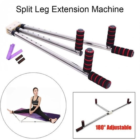 3 Bar Leg Stretcher Adjustable Split Stretching Machine Stainless Steel Home Yoga Dance Exercise Flexibility Training Equipment