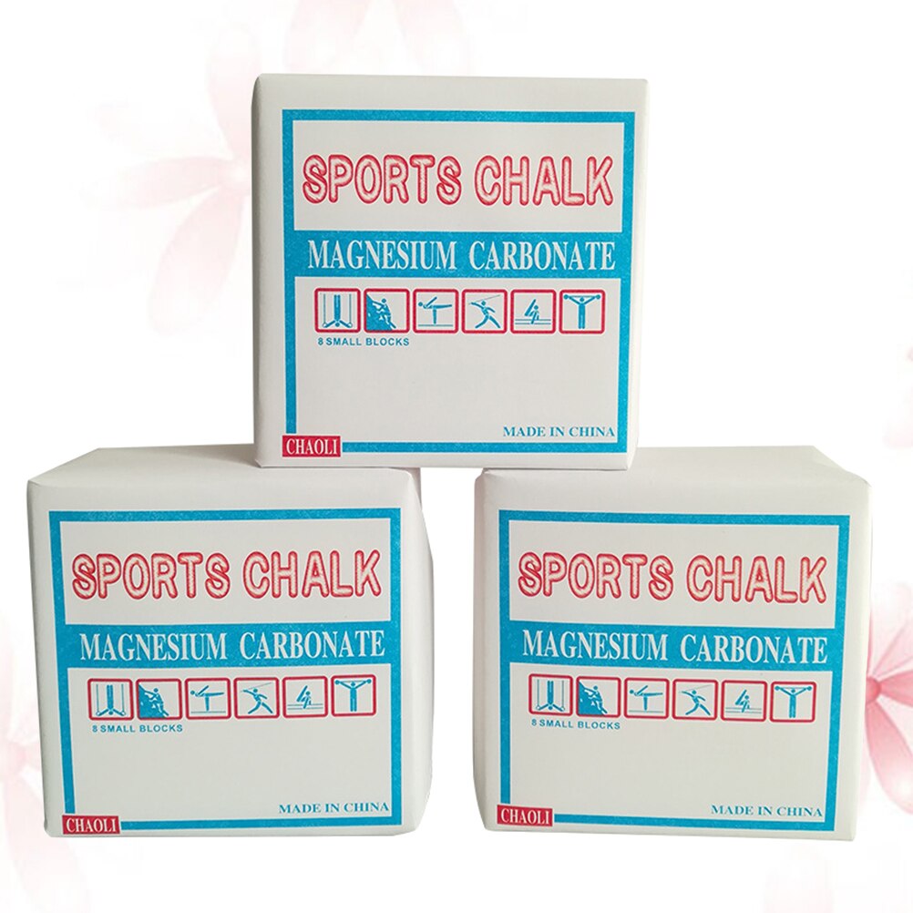 3pcs Weight Lifting Sports Chalk Gymnastic Climbing Gym Magnesium Brick