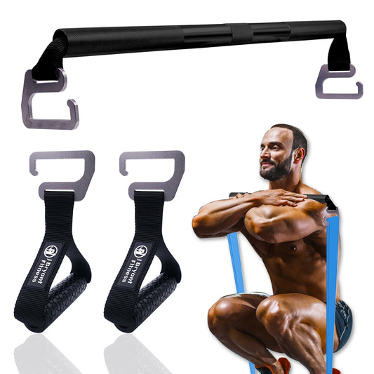 Portable Resistance Band Exercise Bar